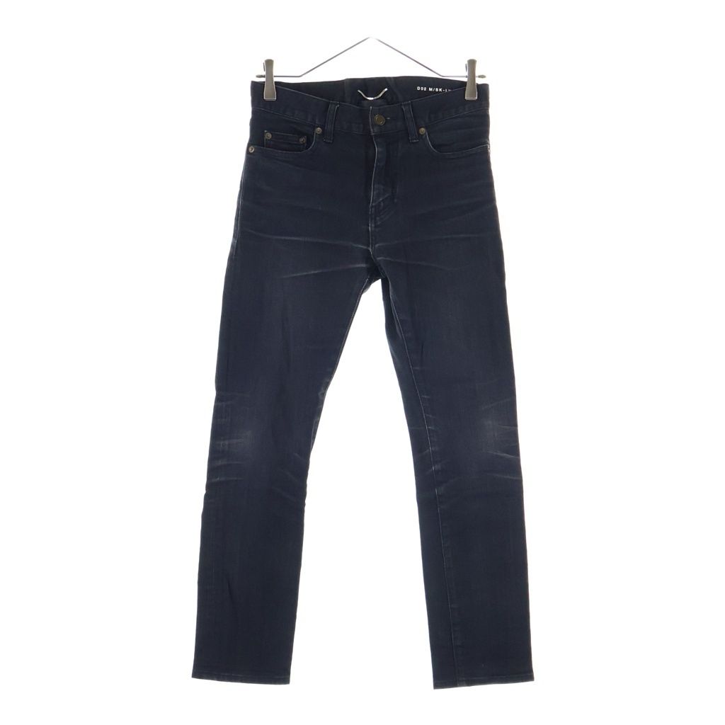 Saint Laurent Paris Skinny Denim Pants Black