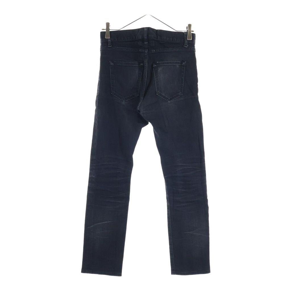 Saint Laurent Paris Skinny Denim Pants Black — view 2