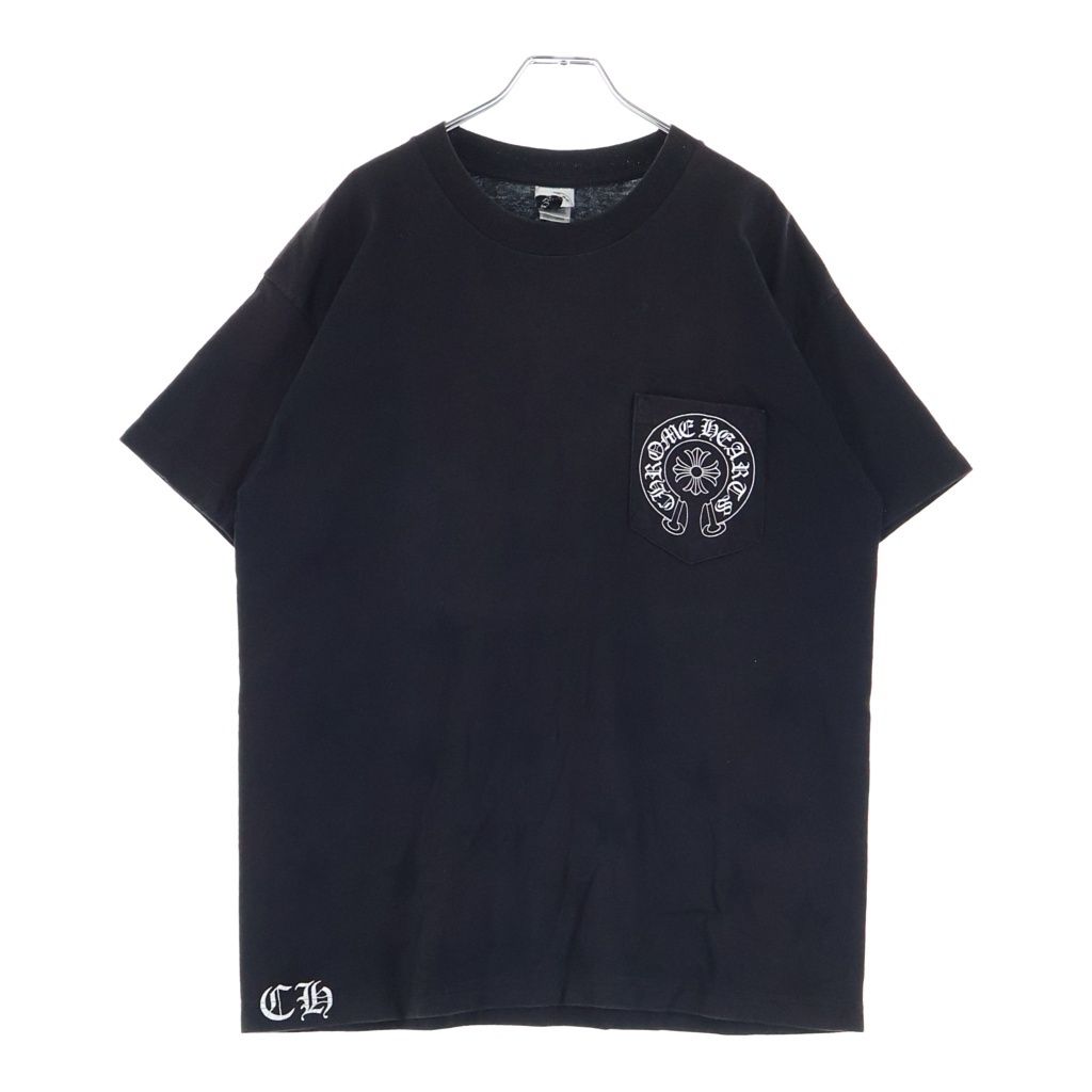 Chrome Hearts Vintage CH T-shrt 1 Pocket Horseshoe Star Print Short Sleeve — view 2