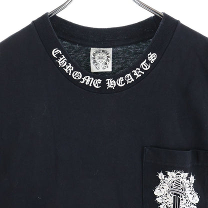 Chrome Hearts Vintage Vine Dagger Logo Print Crew Neck Short Sleeve T-Shirt — view 3