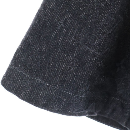 Louis Vuitton Monogram Denim Baseball Shirt Black — view 5