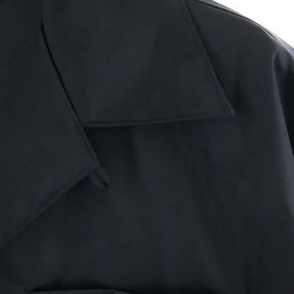 Prada Re-Nylon Short Sleeve Shirt Triangle Logo Nylon Open Collar Snap Button — view 4