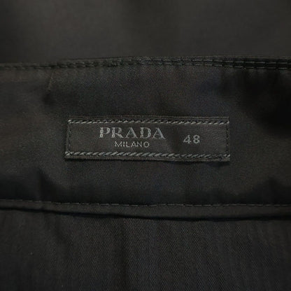 Prada Re-Nylon Bermuda Shorts Triangle Logo Nylon Black — view 6
