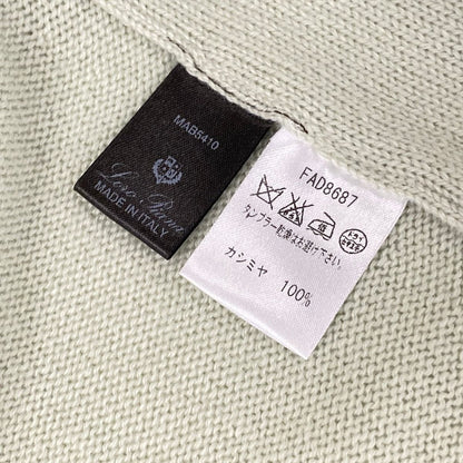 Loro Piana Cardigan M Light Green Long Sleeve Cashmere 42 — view 4