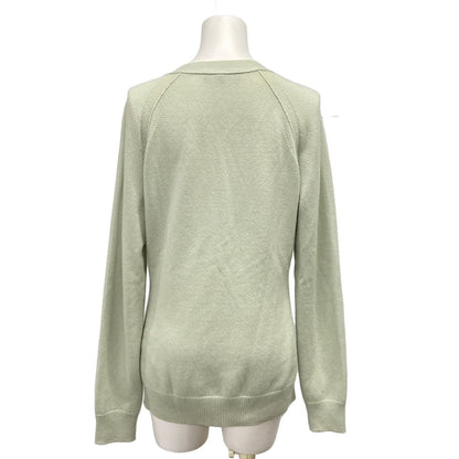 Loro Piana Cardigan M Light Green Long Sleeve Cashmere 42 — view 2