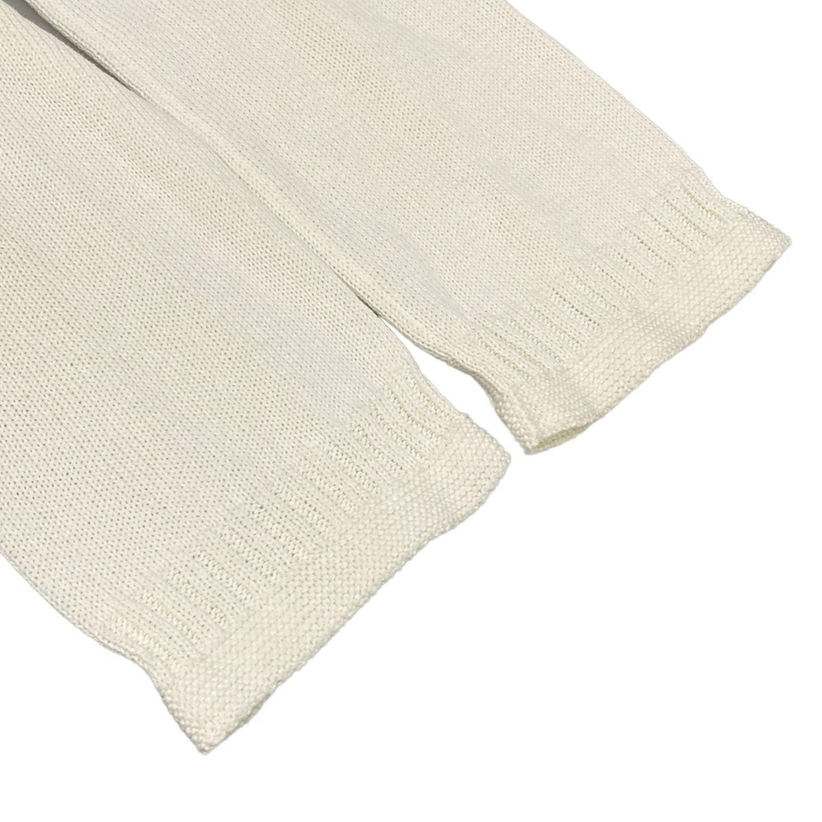 Chanel Long Sleeve Sweater S White Cotton 34 — view 6