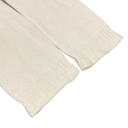 Chanel Long Sleeve Sweater S White Cotton 34 — view 6