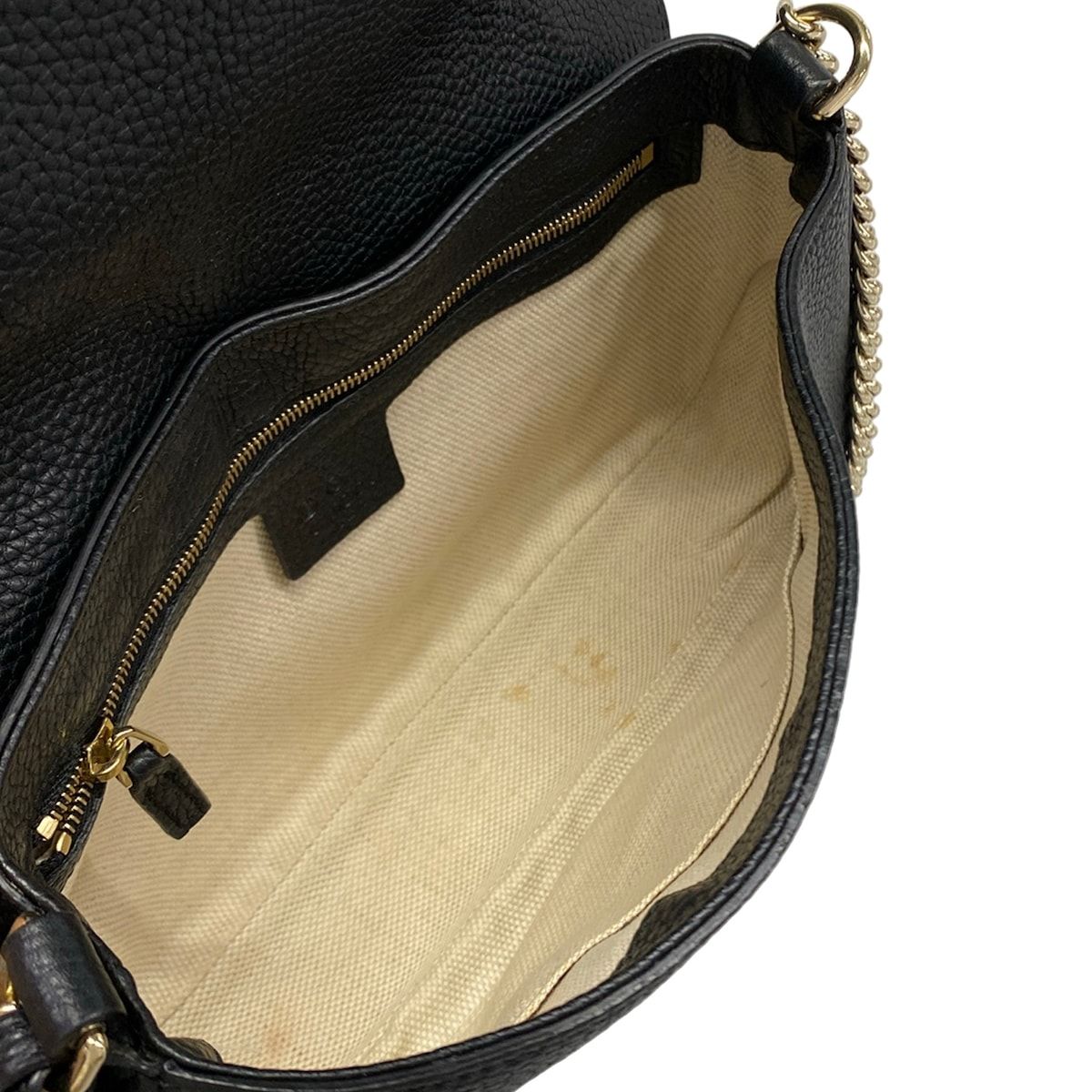 Gucci Shoulder Bag Soho Black Leather — view 7