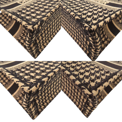 Dior Book Tote Bag Medium Houndstooth Pattern Canvas Beige Black — view 3