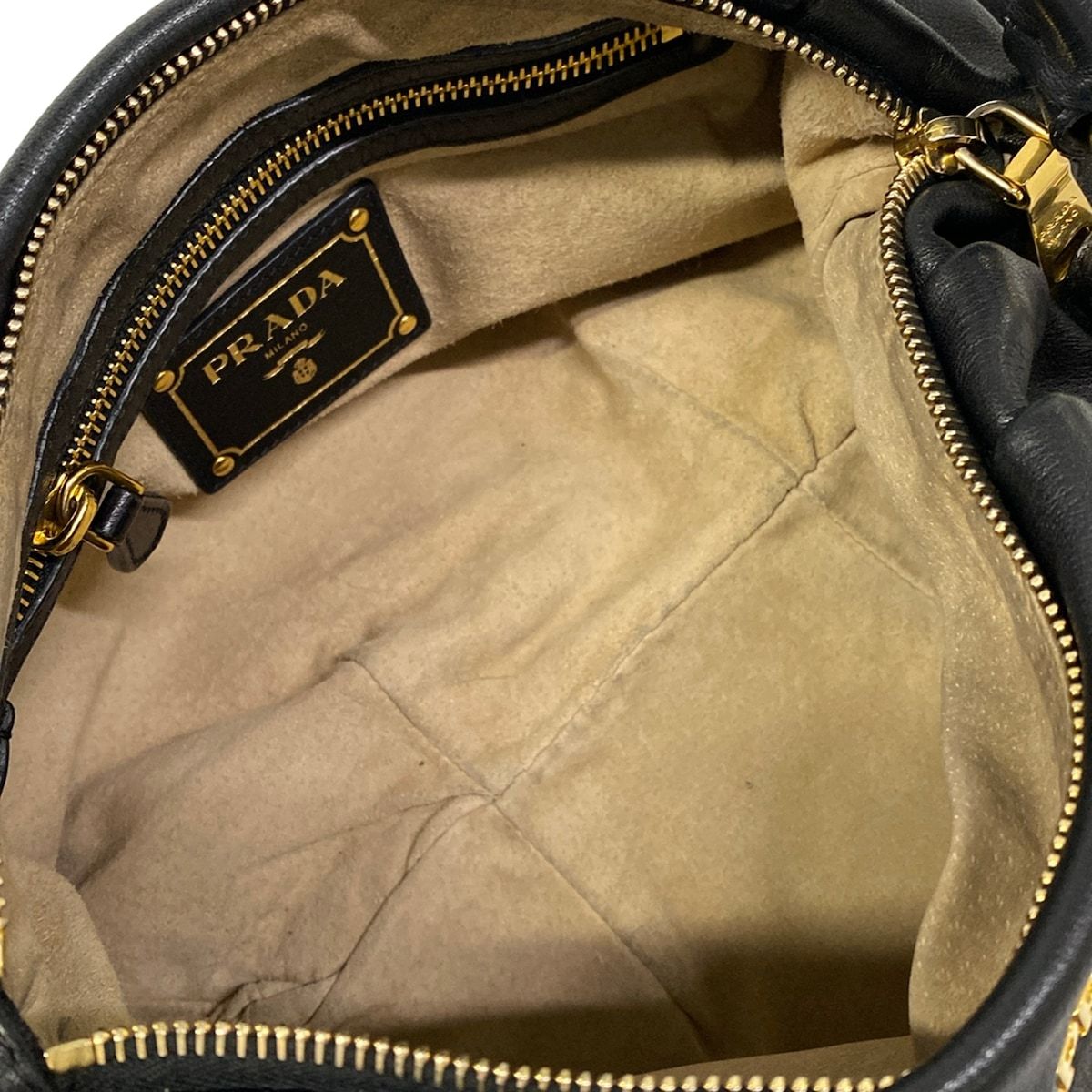 Prada Handbag Black Leather — view 7