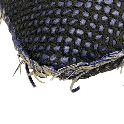 Bottega Veneta Handbag Blue Black Leather — view 6