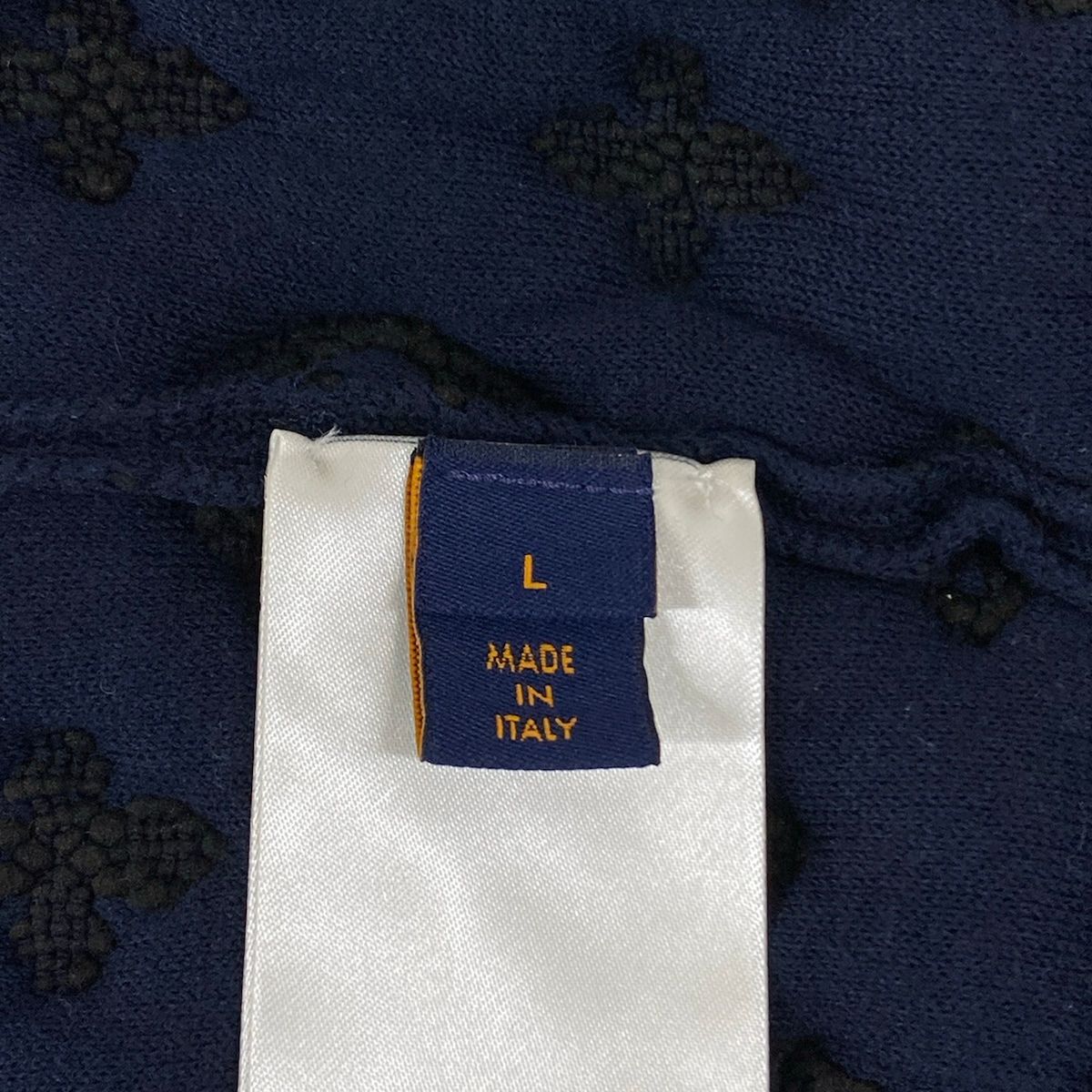 Louis Vuitton Jacket Embossed Monogram Bomber Dg0 Dark Navy Long Sleeve L — view 5