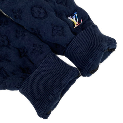 Louis Vuitton Jacket Embossed Monogram Bomber Dg0 Dark Navy Long Sleeve L — view 7