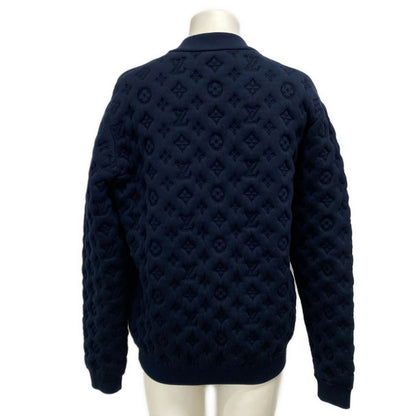 Louis Vuitton Jacket Embossed Monogram Bomber Dg0 Dark Navy Long Sleeve L — view 2
