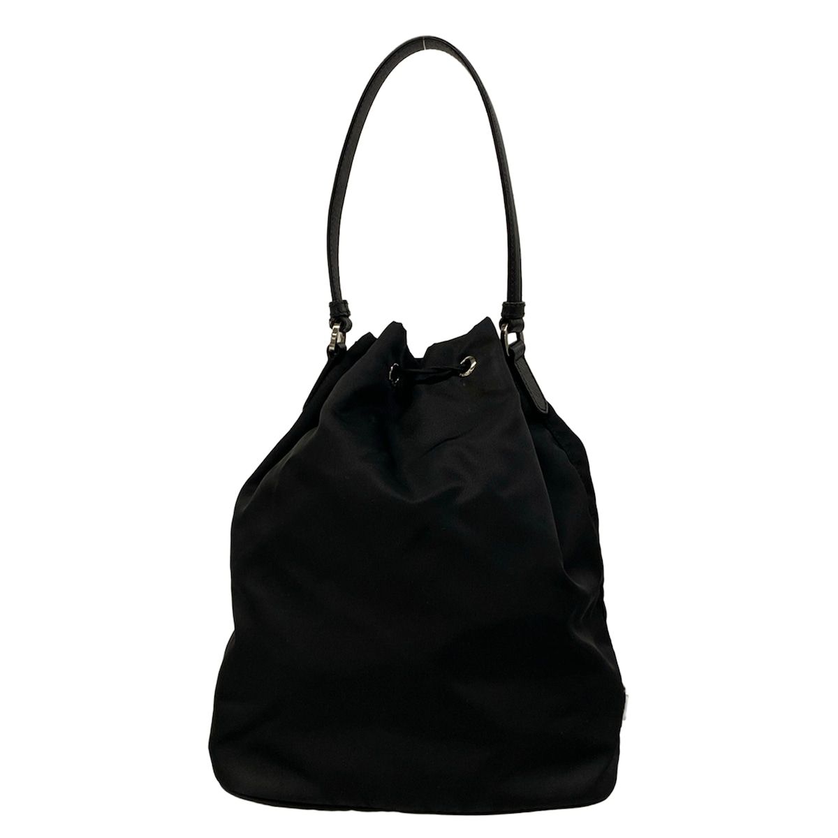 Prada Handbag Black Drawstring Robot Leather — view 3