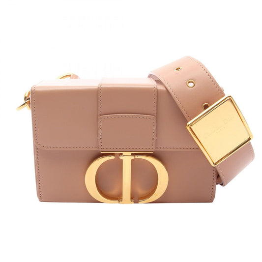 Dior Shoulder Bag 30 Montaigne Box Pink Beige Leather 30