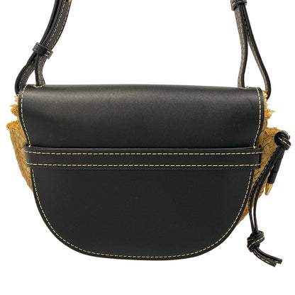 Loewe Shoulder Bag Gate Black Beige Leather — view 3