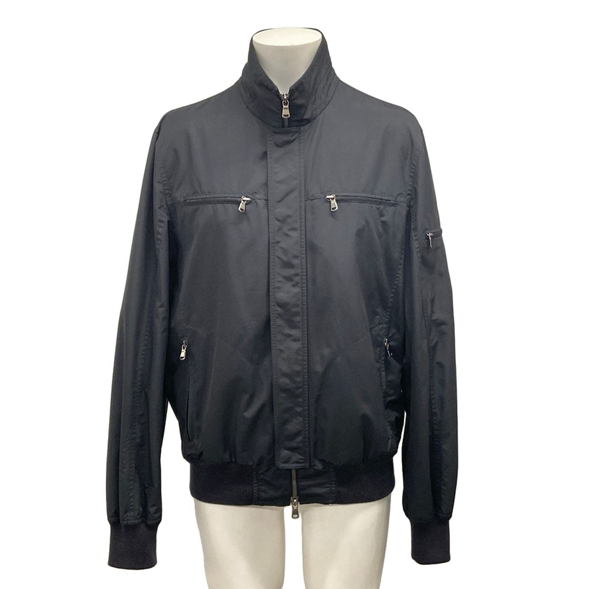 Brunello Cucinelli Jacket M Dark Navy Long Sleeve Spring Fall 50