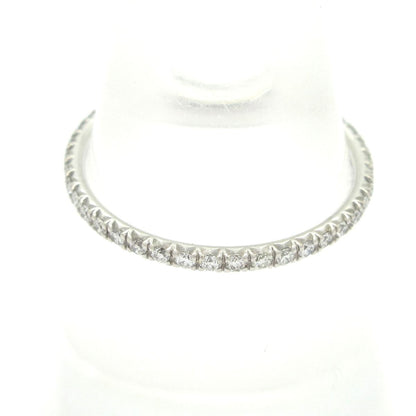 Tiffany & Co Ring 18k White Gold Diamond Pave Full Eternity — view 3