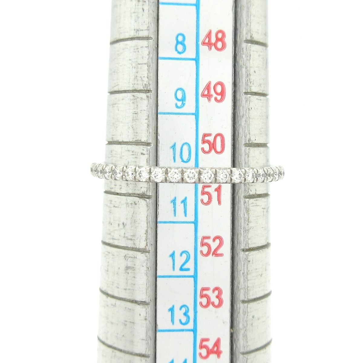Tiffany & Co Ring 18k White Gold Diamond Pave Full Eternity — view 6