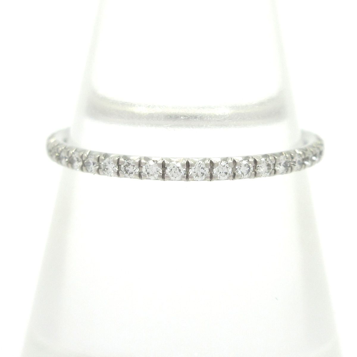 Tiffany & Co Ring 18k White Gold Diamond Pave Full Eternity