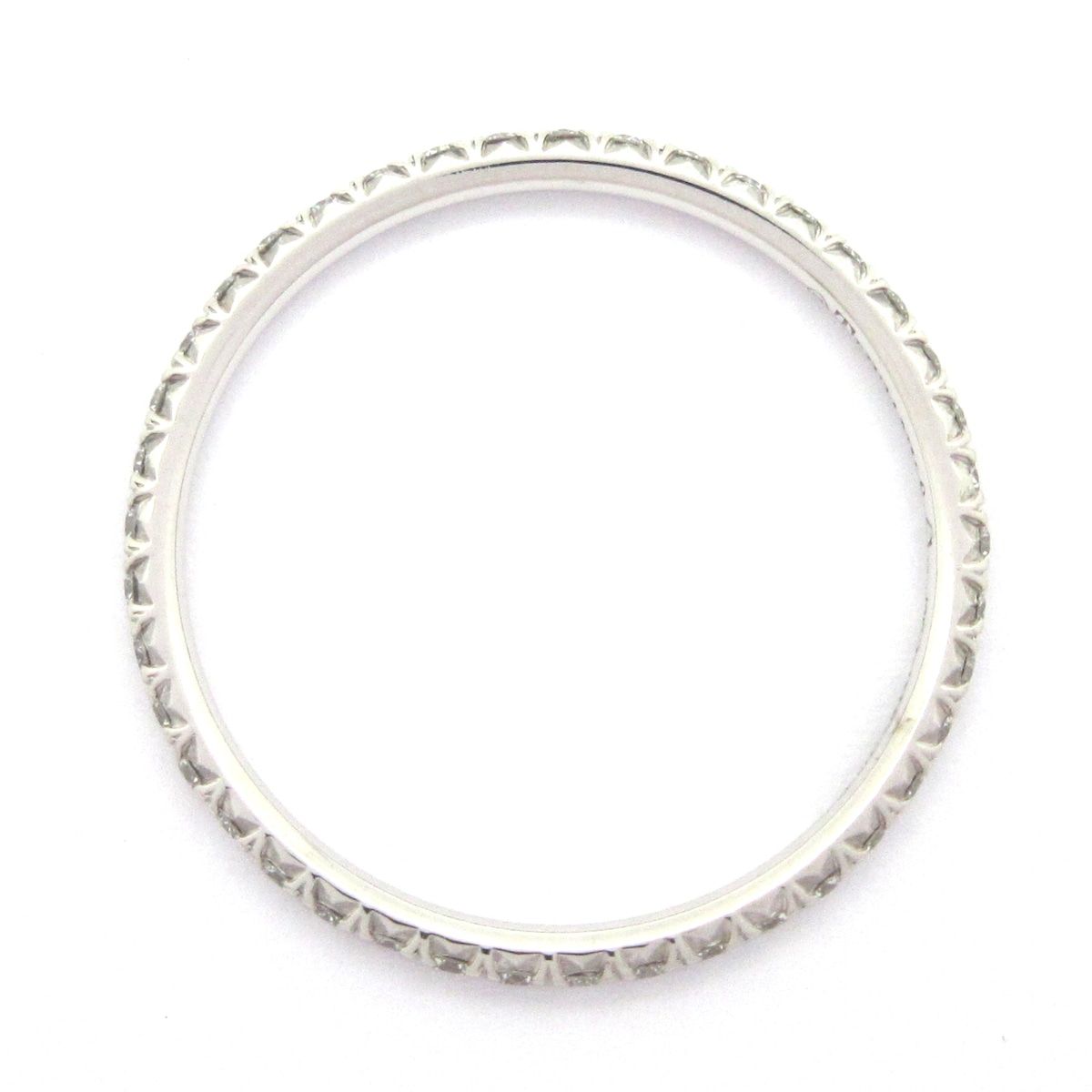 Tiffany & Co Ring 18k White Gold Diamond Pave Full Eternity — view 4