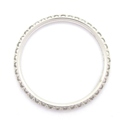 Tiffany & Co Ring 18k White Gold Diamond Pave Full Eternity — view 4