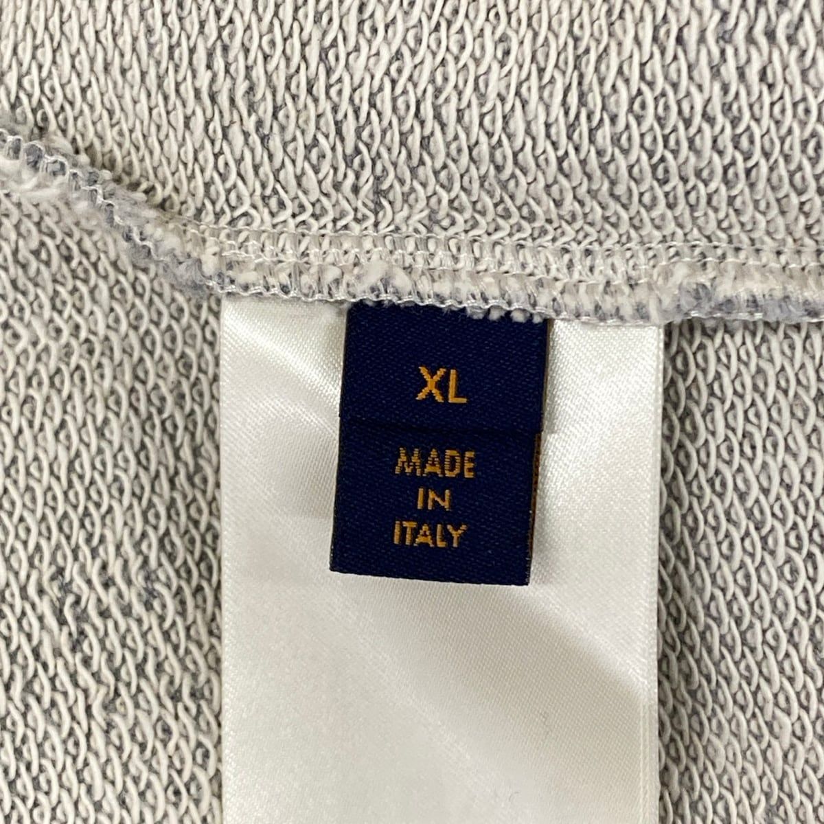 Louis Vuitton Sweatshirt Embroidery Signature Shirt Wsq Gray Ivory XL — view 5