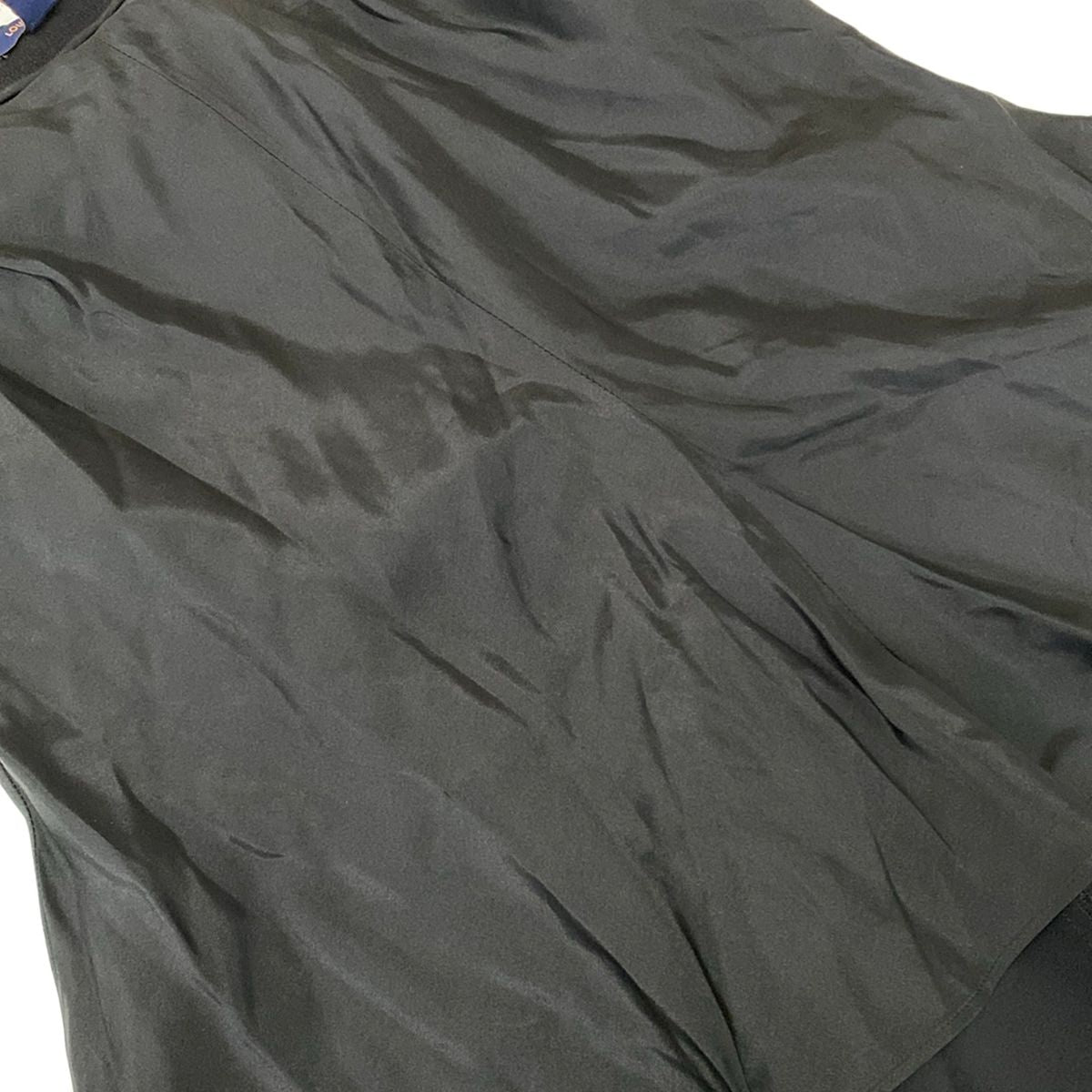 Louis Vuitton Long Skirt M Black Wool 38 — view 7
