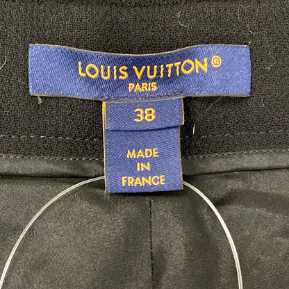 Louis Vuitton Long Skirt M Black Wool 38 — view 3