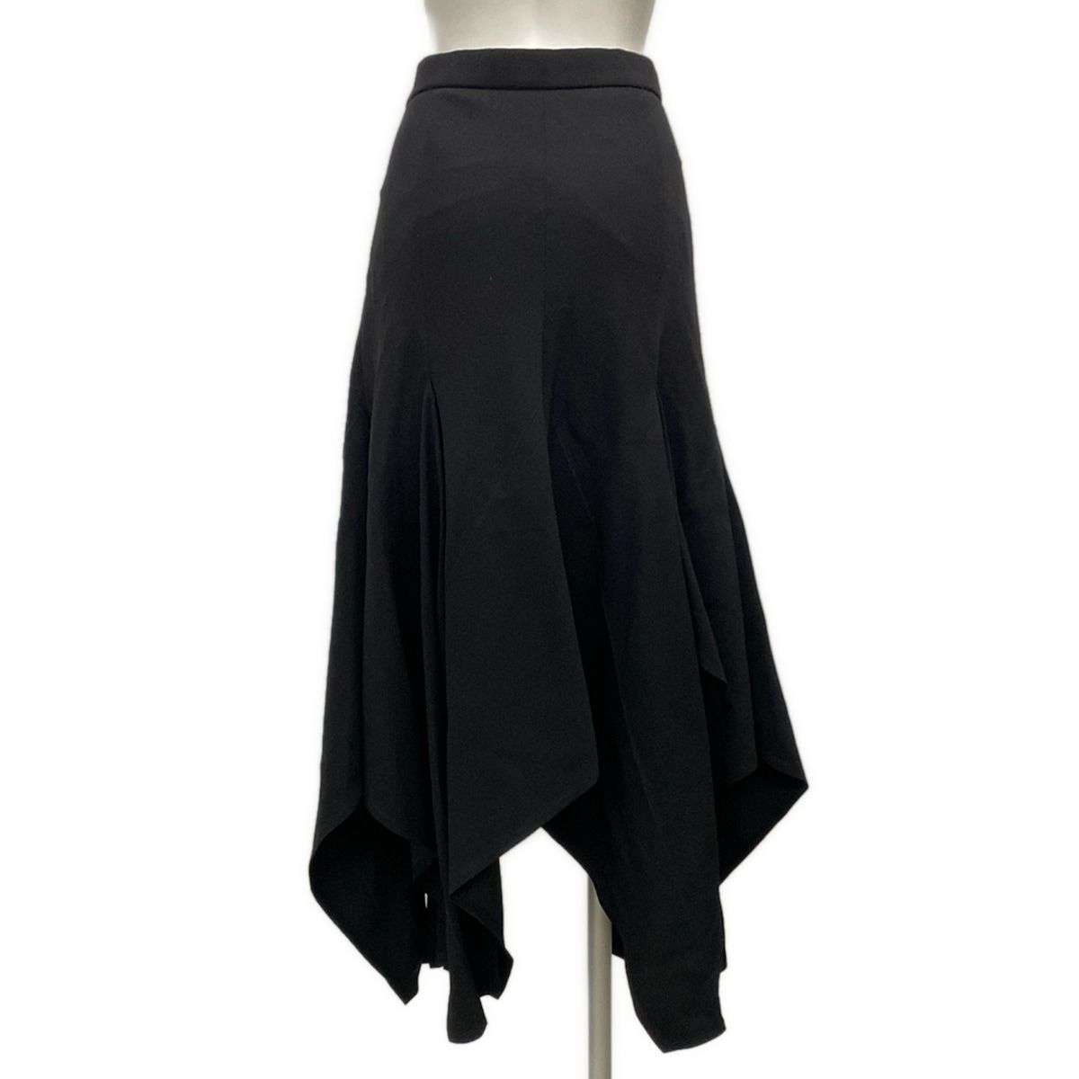 Louis Vuitton Long Skirt M Black Wool 38 — view 2