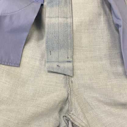 Chanel Jeans M Light Blue Full Length Border Lame Cotton 38 — view 8