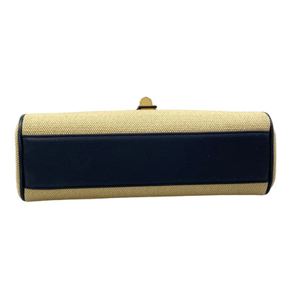 Celine Shoulder Bag Teen Soft 16 DJ 9.01 NA Beige Navy Strap Removable Leather — view 5
