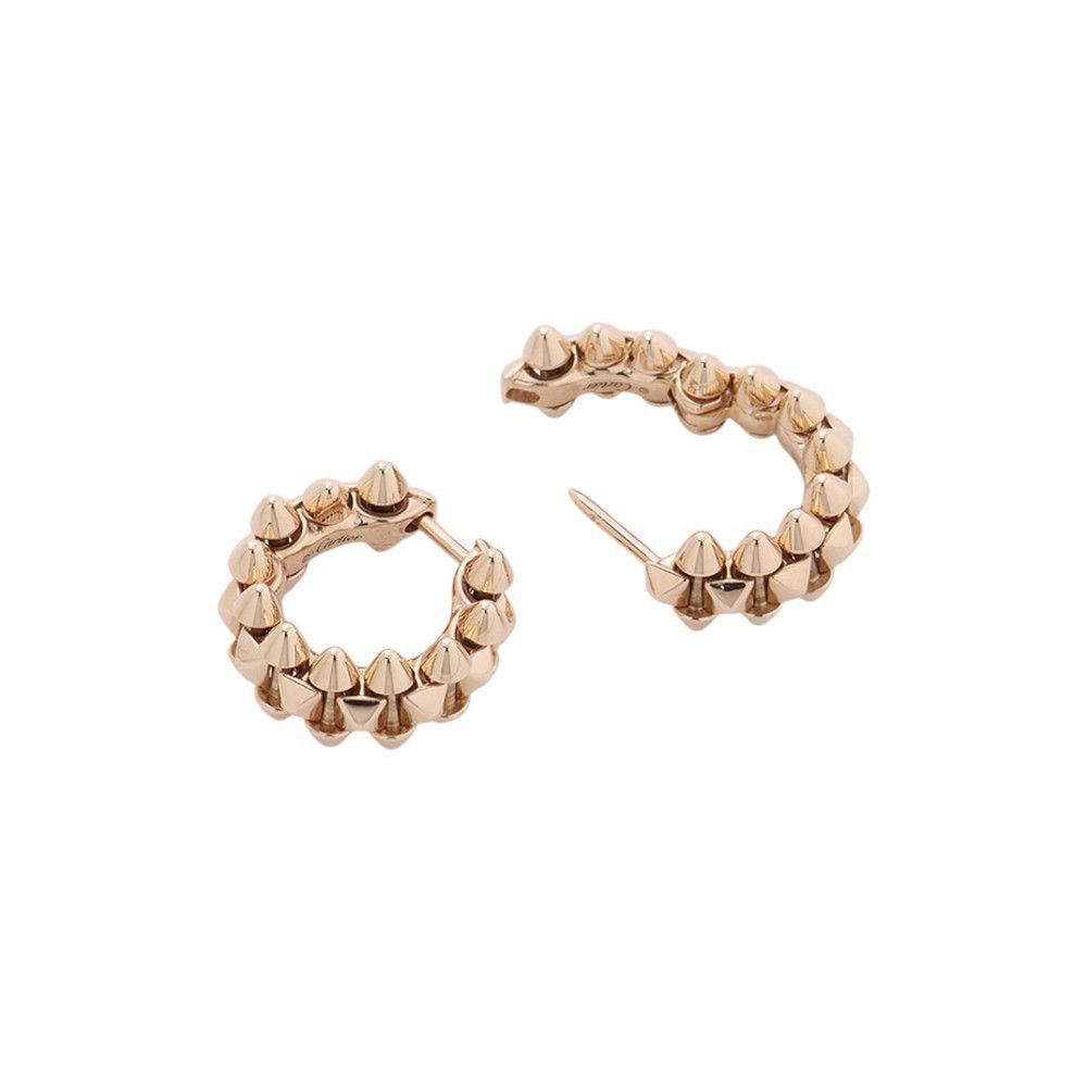 Cartier Earrings Crush de Hoop Mini Model 18k Pink Gold — view 3