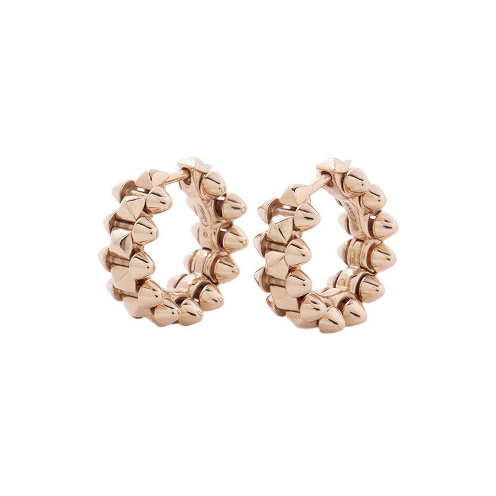 Cartier Earrings Crush de Hoop Mini Model 18k Pink Gold