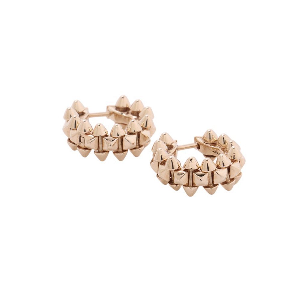 Cartier Earrings Crush de Hoop Mini Model 18k Pink Gold — view 2