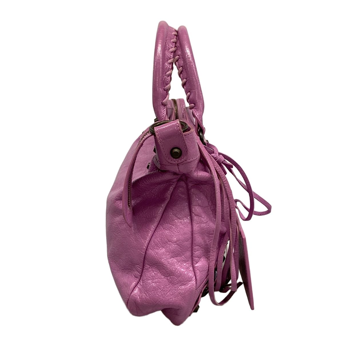 Balenciaga Handbag the Town Purple Leather — view 2