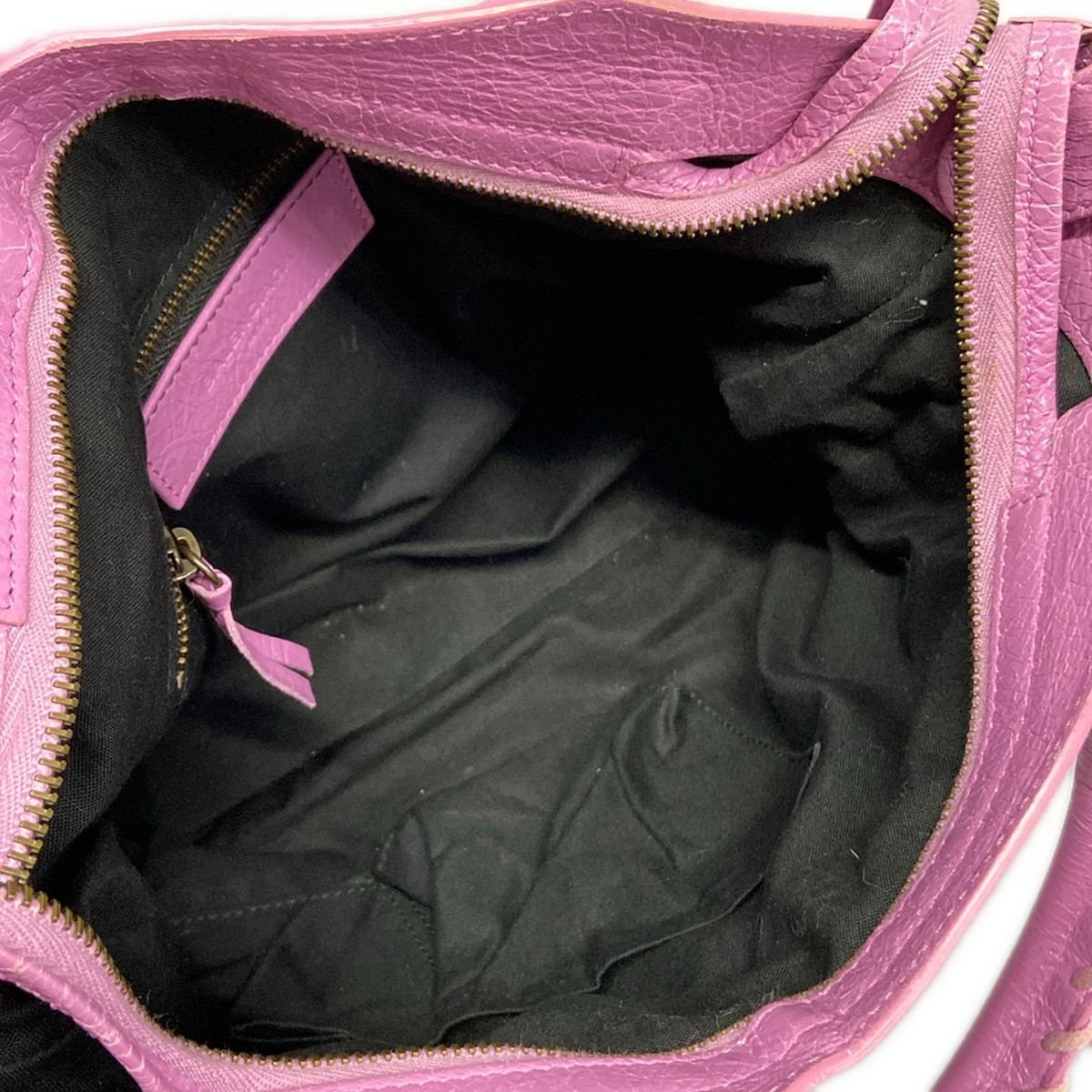 Balenciaga Handbag the Town Purple Leather — view 7