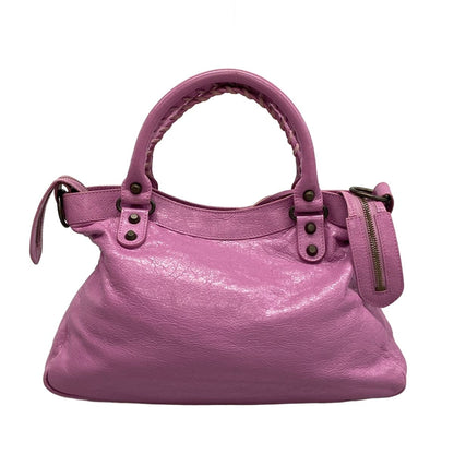Balenciaga Handbag the Town Purple Leather — view 3