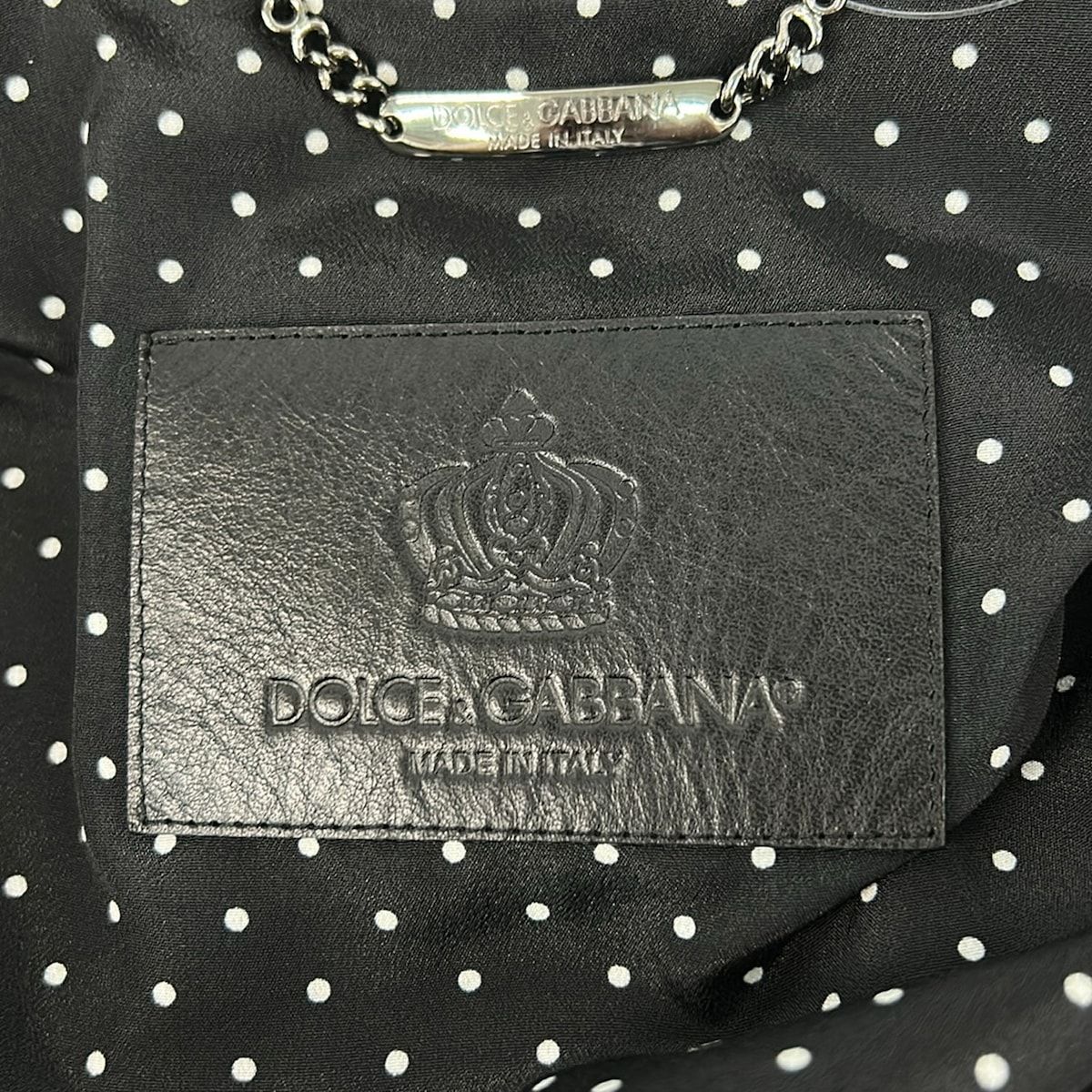 Dolce & Gabbana Coat S Black Long Sleeve Spring Fall 44 — view 3