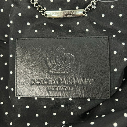 Dolce & Gabbana Coat S Black Long Sleeve Spring Fall 44 — view 3