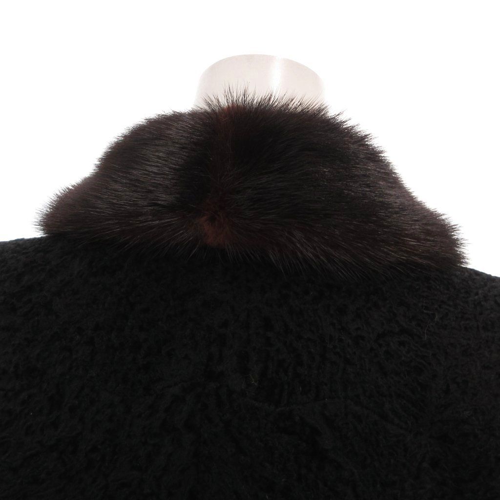 Tiffany & Co Stiffany by Osfur Oz Far Lamb Fur Coat Mink Collar Fur Half Length — view 8