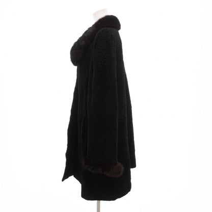 Tiffany & Co Stiffany by Osfur Oz Far Lamb Fur Coat Mink Collar Fur Half Length — view 3