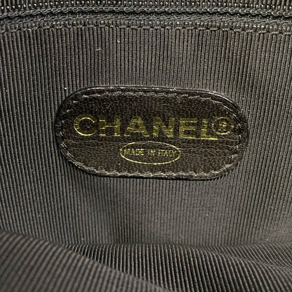 Chanel Shoulder Bag Black Triple Coco Chain Gold — view 8