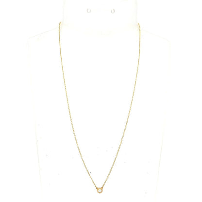 Tiffany & Co Necklace by the Yard 18k Pink Gold Diamond — view 2