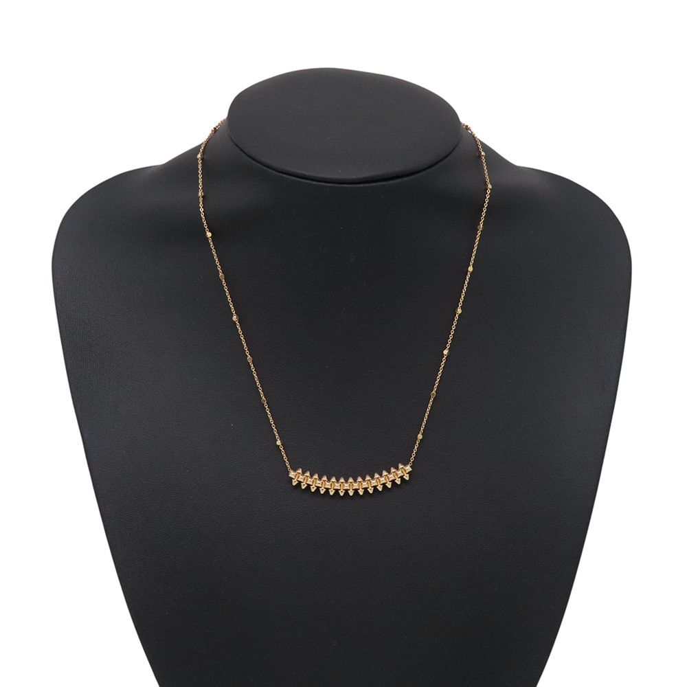 Cartier Necklace Clash de Cartier Small Model SM 18k Pink Gold Pendant — view 4