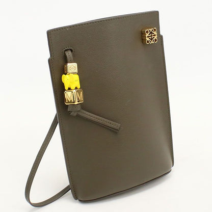 Loewe Dice Pocket Anagram Shoulder Bag Calfskin