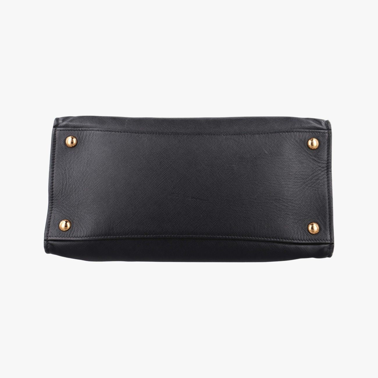 Prada Triple Pocket Convertible Zip Tote Bag Black Saffiano Leather 7 — view 3