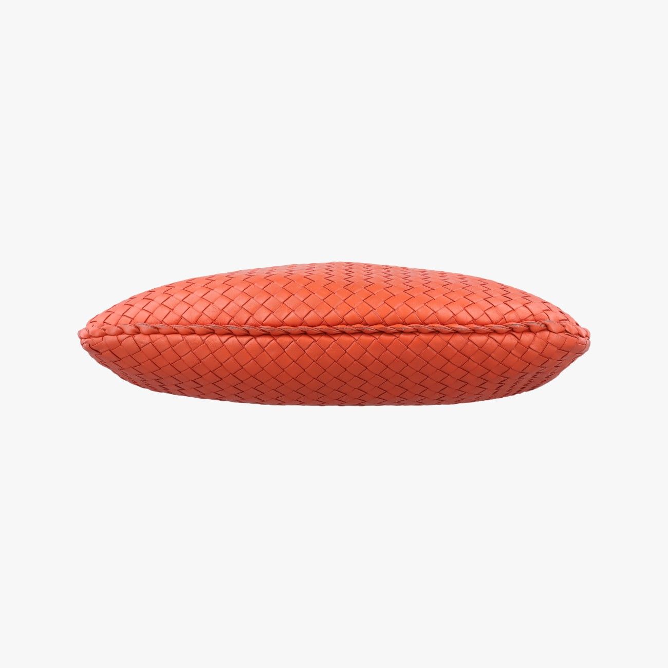 Bottega Veneta Intrecciato Orange Lambskin — view 3