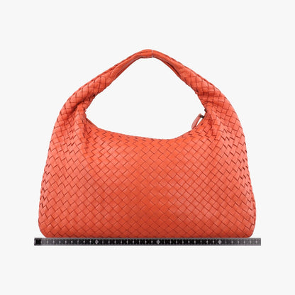 Bottega Veneta Intrecciato Orange Lambskin — view 2